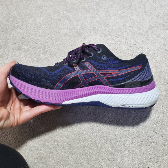 ASICS Gel-Kayano 29 Running Shoes Sneakers Cushioned Black Purple Women's 8 - Picture 3 of 10